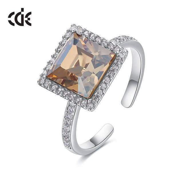 Planet Gates Gold Ring Embellished with crystals from Swarovski Open Finger Rings For Women Wedding Rings Engagement Jewelry