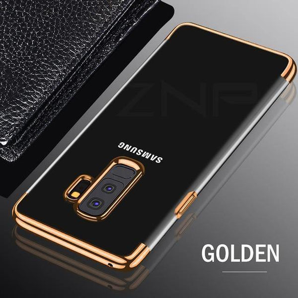 Planet Gates Gold / S8 ZNP Luxury Soft TPU Silicone Phone Cases For Samsung Galaxy S9 S8 Plus Note 8 Case Full Cover For Samsung S9 S8 Case Phone Shell