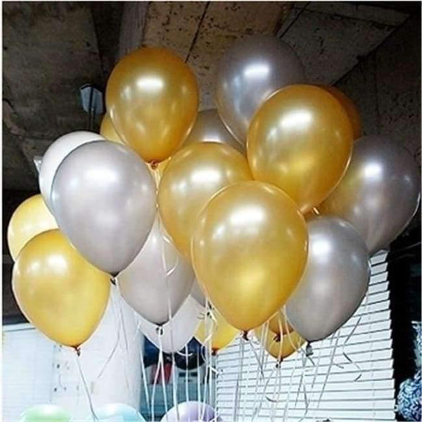 Planet Gates gold silver / 10inch 100 pcs 10 Inch 1.8g Birthday/Wedding Supply Latex Balloons Colorful Party Latex Air Baloon/Ballon Kids Inflatable Toy