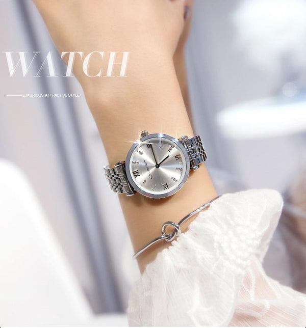 Planet Gates Gold Silver Gray Women Watches Lady Watch Stainless Steel Dress Women Watch Quartz Wrist Watches Gift Present Dropshipping