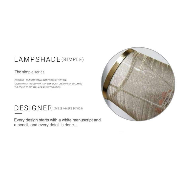 Planet Gates Gold Simple Style Handmade Lamp Shade Modern Transparent Lampshade Golden Silver Colors Light Shade for E14 Chandeliers Wall Lights