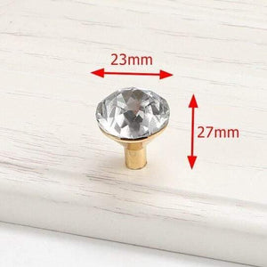 Luxury Diamond Crystal Handles Shoe Box Cabinet Handles Closet Door  Drawer Knobs Wardrobe Pulls Pullers With Screws Hardware