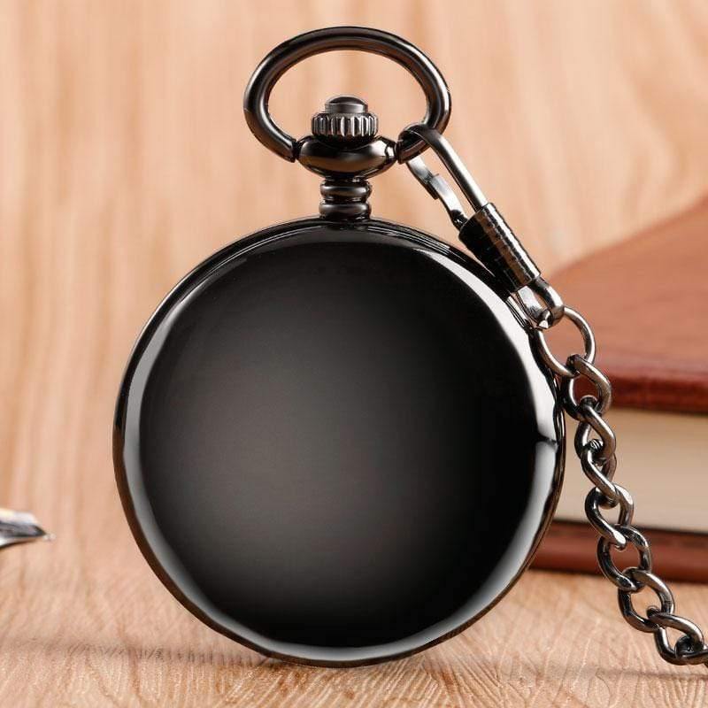 Planet Gates Gold Skeleton Smooth Back Mechanical Pocket Watch Pendant Men Women With Chain Fob Watches Xmas Gift