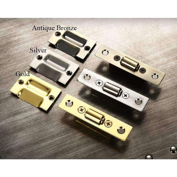 Planet Gates Gold Stainless Steel Door Latches Cupboard Cabinet Roller Latch Lock Wooden Door Stops Furniture Hardware