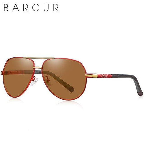 Planet Gates Gold Tea / Poland Aluminum Vintage Men's Sunglasses Men Polarized Coating Classic Sun Glasses Women Shade Male Driving Accessories Eyewear