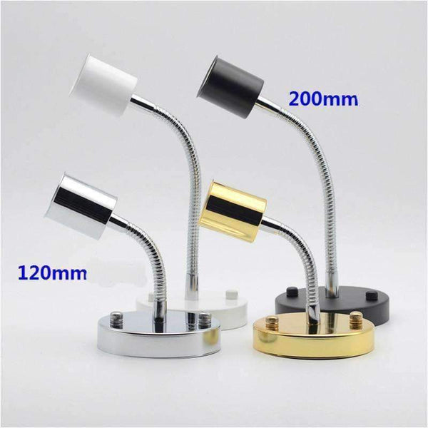 Planet Gates gold / tube length120mm E27 Lamp Holder 180 Degree Rotation 120mm 200mm Tube DIY Lighting Accessories For Living Room Dinning Room Bedside Wall Bar