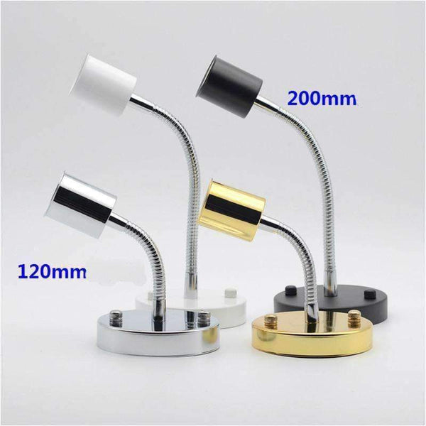Planet Gates gold / tube length120mm E27 Lamp Holder 180 Degree Rotation 120mm 200mm Tube DIY Lighting Accessories For Living Room Dinning Room Bedside Wall Bar