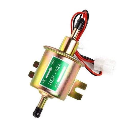 Planet Gates Gold / Ukraine 12V Electric Fuel Pump Low Pressure Bolt Fixing Wire Universal Diesel Petrol Gasoline HEP-02A For Car Carburetor Motorcycle ATV