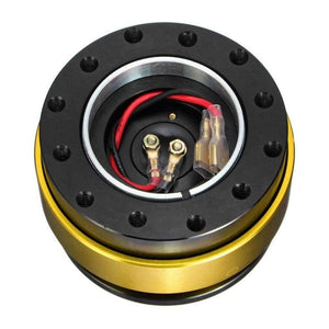 Universal Car Interior Parts Aluminum 6 Hole Car Quick Release Steering Wheel Snap Off Hub Adapter Boss Kit