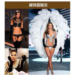 Planet Gates Gold velvet gloves in the long section of warm blanket etiquette ladies thin banquet nobility