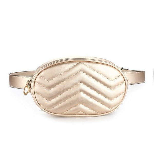 Planet Gates Gold Waist Bag Women Waist fanny Packs belt bag luxury brand bags for women 2019 new fashion high quality corduroy waist bag