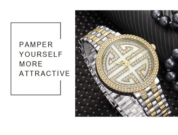 Planet Gates gold Watch Fashion Designer Gold Dress Quartz Ladies Wrist Watches Women's  Unisex waterproof Luxury Female Clock