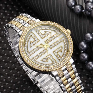 Planet Gates gold Watch Fashion Designer Gold Dress Quartz Ladies Wrist Watches Women's  Unisex waterproof Luxury Female Clock