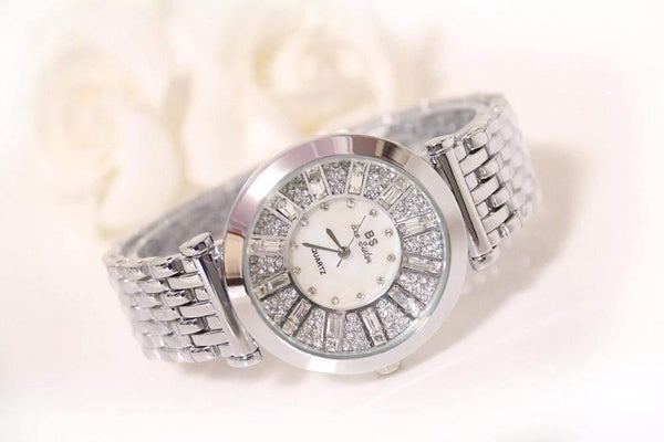 Planet Gates Gold Watches Diamond Luxury Famous Brand Elegant Dress Quartz Watches Ladies Rhinestone Wristwatch Relogios Femininos ZDJ006