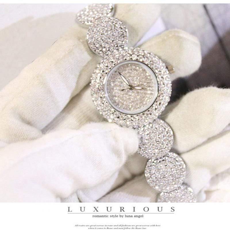 Planet Gates Gold Watches Luxury Diamond Montre Famous Elegant Bracelet Dress Watches Ladies Wristwatch Relogios Femininos saat ZDJ021