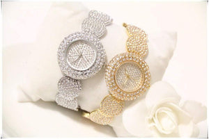 Planet Gates Gold Watches Luxury Diamond Montre Famous Elegant Bracelet Dress Watches Ladies Wristwatch Relogios Femininos saat ZDJ021