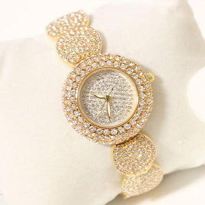 Planet Gates Gold Watches Luxury Diamond Montre Famous Elegant Bracelet Dress Watches Ladies Wristwatch Relogios Femininos saat ZDJ021