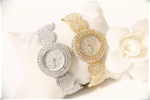 Planet Gates Gold Watches Luxury Diamond Montre Famous Elegant Bracelet Dress Watches Ladies Wristwatch Relogios Femininos saat ZDJ021