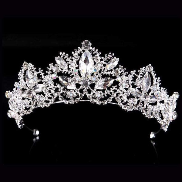 Planet Gates gold Wedding crown queen bridal Tiaras leaf bride crystal princess crown headband Wedding Hair Accessories hair jewelry