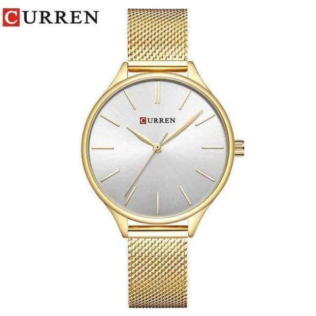 Planet Gates Rose gold CURREN Women Watches Luxury Wrist watch relogio feminino Clock for Women Milanese Steel Lady Rose Gold Quartz Ladies Watch New