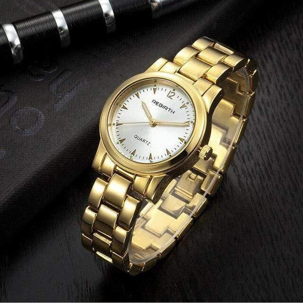 Planet Gates Gold White Women Bracelet Quartz Watch Top Brand Luxury Stainless Steel Gold Silver Ladies Wristwatch Female Clock Relogio Feminino
