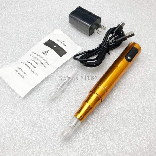 Planet Gates Gold Wireless Import Motor Eyebrow Tattoo Machine  Permanent Makeup Machine Pen For Eyebrow Lips Beauty