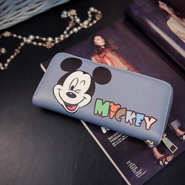 Planet Gates Women Wallets Mickey Bag Minnie Purse Leather Handbag Females Billeteras Ladies Clutch Bag Embrayage Sac Bolsas Feminina