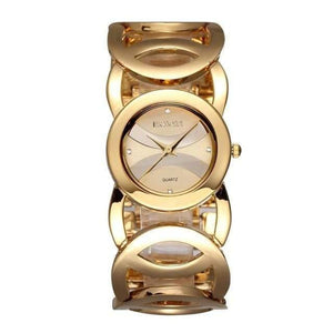 Planet Gates Gold Women Watches Color Forever Gold Luxury Brand Bracelet Watch Women Dress Stainless Steel Ladies Watch Girl