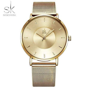 Planet Gates gold Women Watches High Quality Ultra thin Quartz Watch Woman Elegant Dress Ladies Watch Montre Femme SK