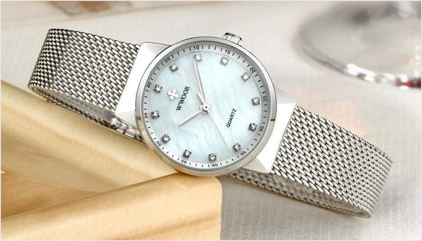 Planet Gates Gold Women Watches Quartz Waterproof Rose Gold Dress Ladies Watch Women Brand Luxury Mesh Bracelet Wrist Watch Relogio Feminino