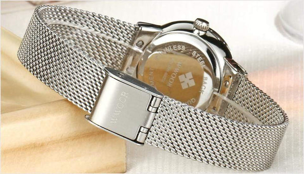 Planet Gates Gold Women Watches Quartz Waterproof Rose Gold Dress Ladies Watch Women Brand Luxury Mesh Bracelet Wrist Watch Relogio Feminino