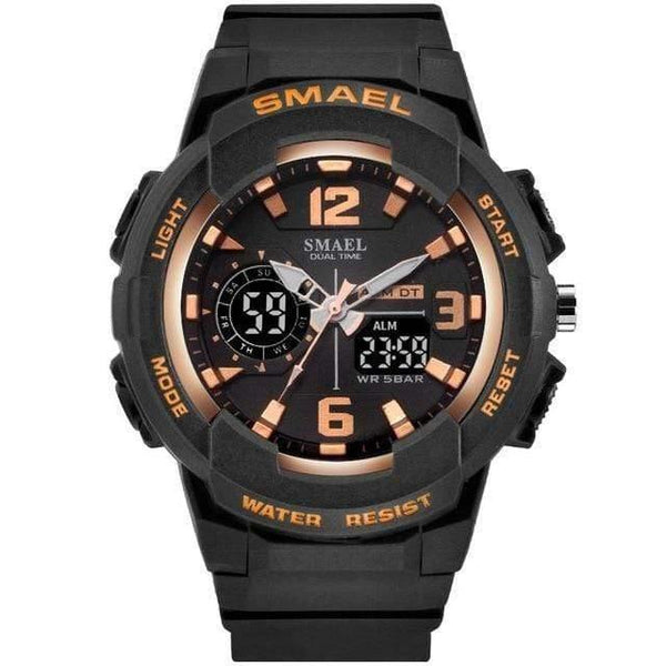 Planet Gates GoldBLACK Kids Digital Watches Boys Clock Men Sport Watch Waterproof Kids LED display relogio1643 Children Watches for girls Digital