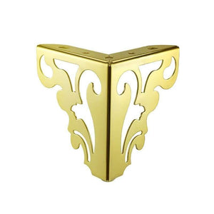 4Pcs/Set Metal Polished Sofa Chair Legs 15/12cm Modern Hollow Patten Table Cabinet Bed Feet Furniture Accessories