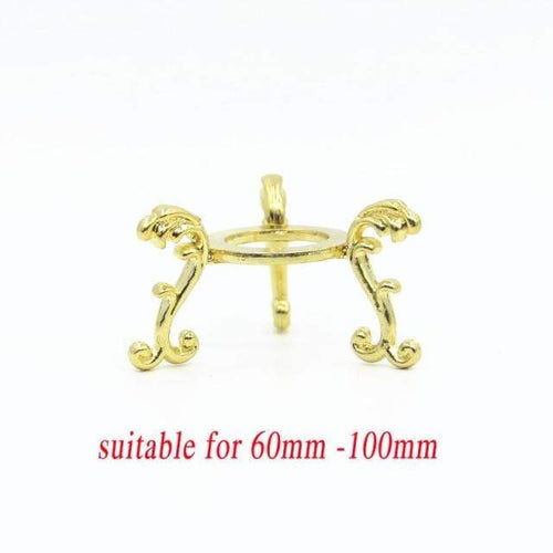 Planet Gates golden 1pcs Ball Stand Metal Gold-plated Display Holder Rack Support Base For Soccer Volleyball Basketball Football Home Decor Ornament