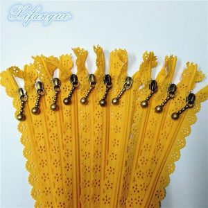 Planet Gates Golden / 5pcs / 25cm 5/10pcs 25cm 10 Inch DIY 3# Nylon Coil Flower Zipper For DIY Sewing Tailor Handicraft Bed Bag (20 Colors) #