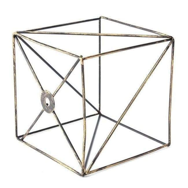 Planet Gates Golden A Smuxi Retro Vintage Industrial Lamp Covers Pendant Trouble Light Bulb Guard Wire Cage Ceiling Hanging Bars Cafe Lamp Shade