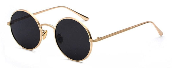 Planet Gates Golden Black / China SHAUNA Super Round Women Sunglasses Brand Designer Fashion Men Dark Green Lens Shades UV400