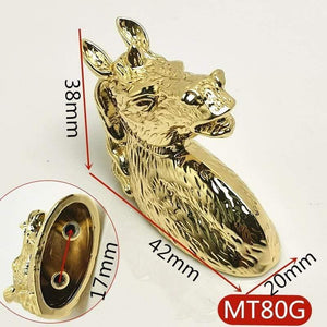 Furniture Cabinet Knobs and Handles Horse Head  Pull for Kitchen Handles Cupboard Wardrobe Dresses Drawer Creative Door Knob
