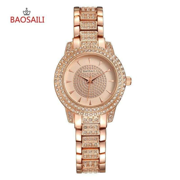 Planet Gates Golden Quartz Watch Women Silver Rose Gold Bracelet Watches Crystal Diamond Dress Ladies Wristwatch Girl Clock 30