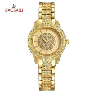 Planet Gates Golden Quartz Watch Women Silver Rose Gold Bracelet Watches Crystal Diamond Dress Ladies Wristwatch Girl Clock 30