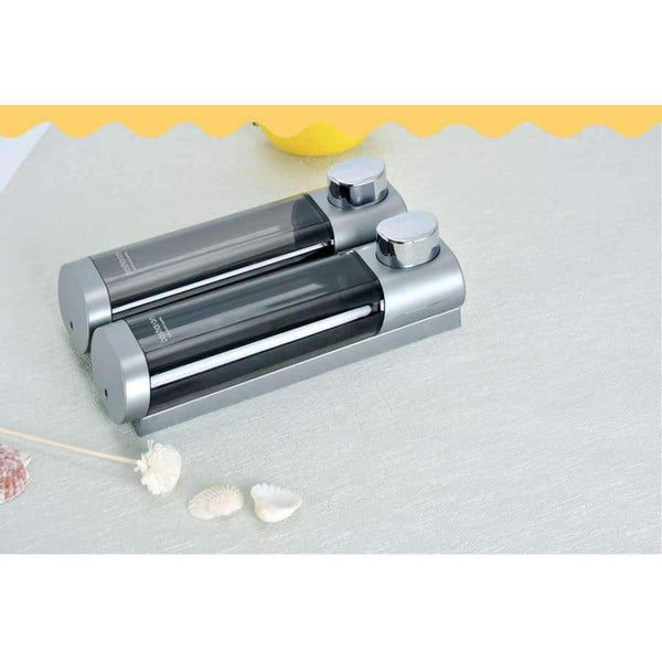 Planet Gates Golden Single Liquid Soap Dispenser Wall Mounted 300ml Plastic Shampoo Shower Gel Dispensers Hand Sanitizer Home Kitchen Bathroom Accessories