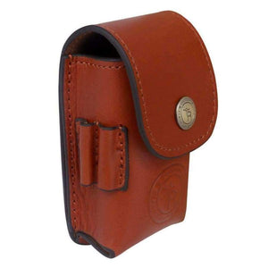 Planet Gates Golf Ball Bag Tee Holder Holds 2 Balls Divot Tool Holder Retro Genuine Leather Pouch