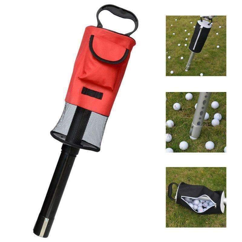 Planet Gates Golf Ball Picker Pick-Ups Retrievers Storage Bag Scooping Device Golf Bags Golf Ball Pick-Up Tool Bag