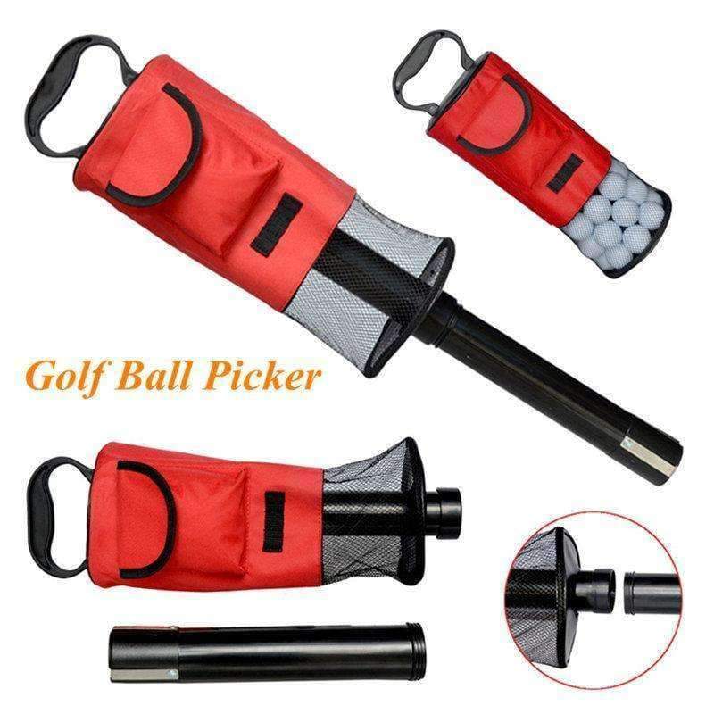 Planet Gates Golf Ball Picker Pick-Ups Retrievers Storage Bag Scooping Device Golf Bags Golf Ball Pick-Up Tool Bag