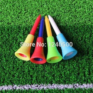 Planet Gates Golf Tools 100pcs 1 4/2'' 56mm Golf Tees Rubber Cushion Top Golf Equipment Muticolor