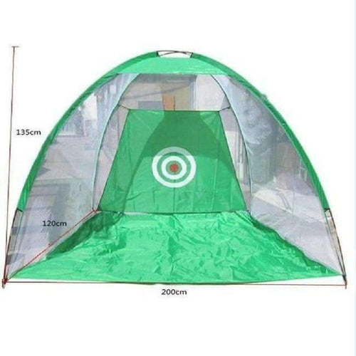 Planet Gates Golf Training Aids Indoor/Outdoor Foldable Golf Hitting Cage Garden Grassland Golf Practice Net 200x120x135cm