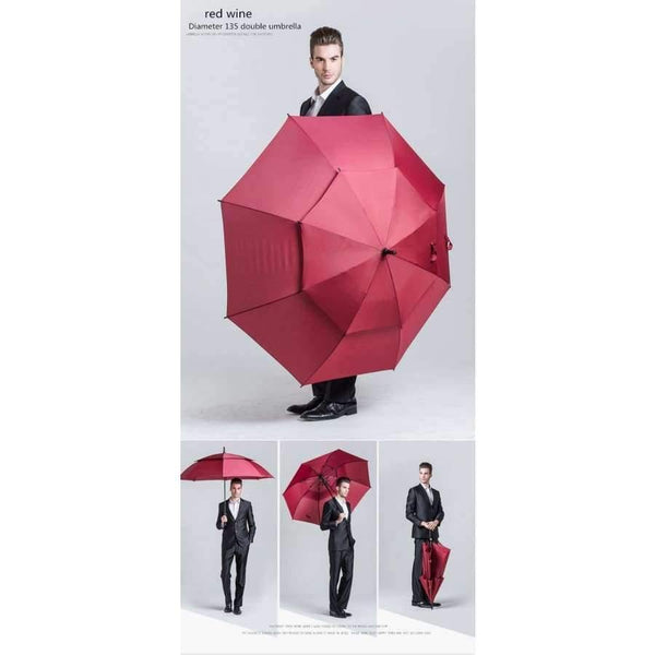 Planet Gates Golf umbrella men strong windproof Semi automatic long umbrella large man and women's Business umbrellas mens Custom logo