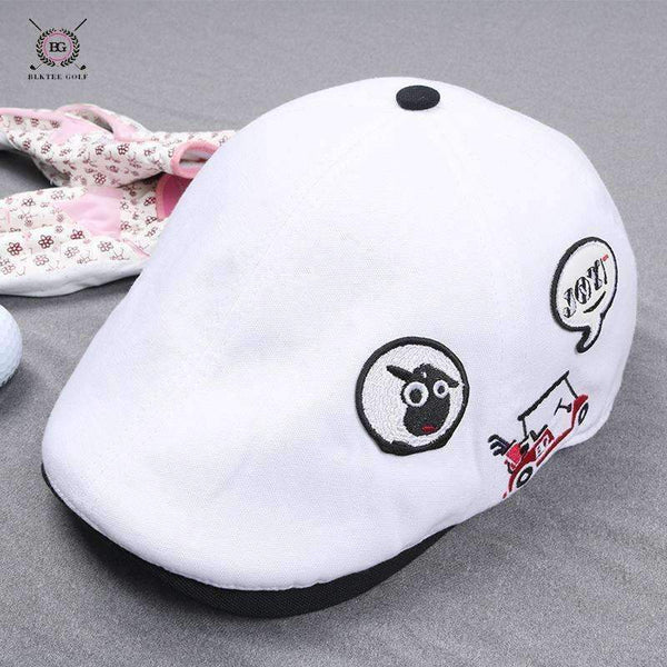 Planet Gates Golf women's sports hat summer sunscreen cap women's beret sports visor cap white casquette