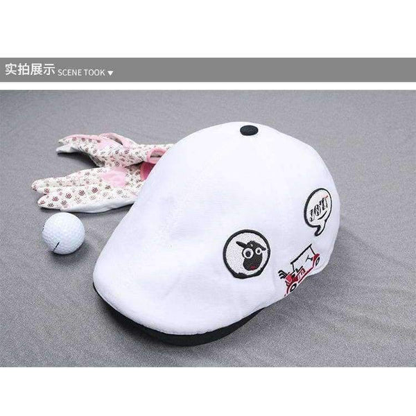 Planet Gates Golf women's sports hat summer sunscreen cap women's beret sports visor cap white casquette