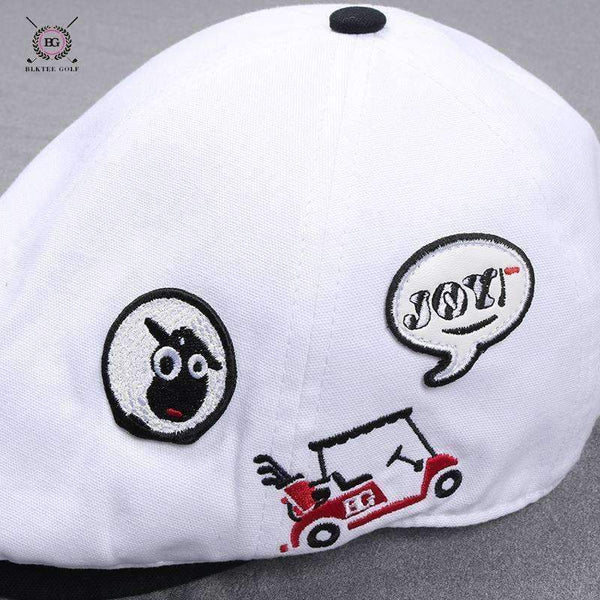 Planet Gates Golf women's sports hat summer sunscreen cap women's beret sports visor cap white casquette
